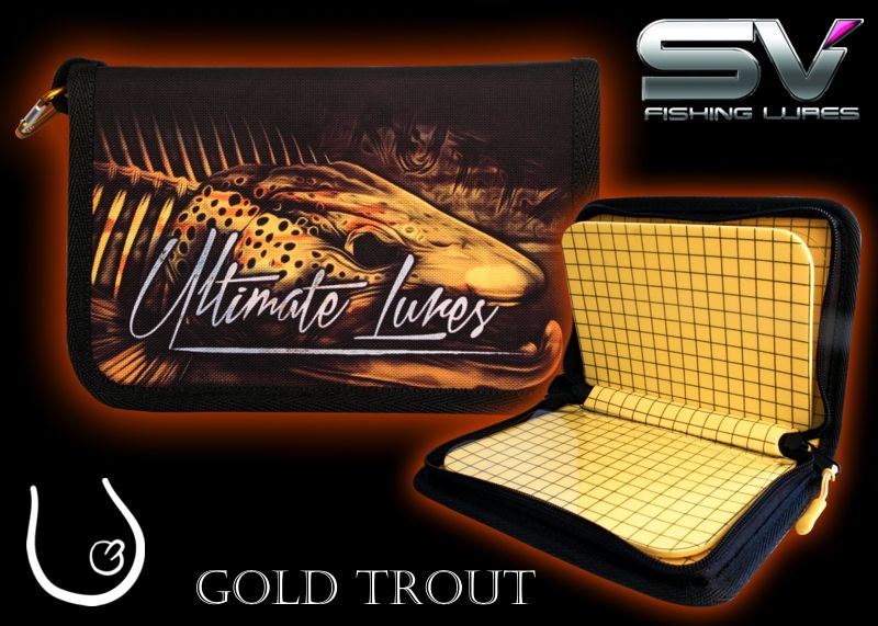 Pouzdro Gold Trout na rybářské přívlačové nástrahy od SV Fishing Lures