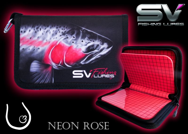 Pouzdro Neon Rose na rybářské přívlačové nástrahy od SV Fishing Lures