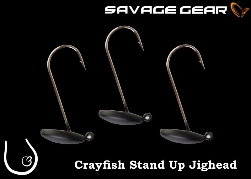 Jigové hlavičky SAVAGE GEAR Crayfish Stand Up Jighead