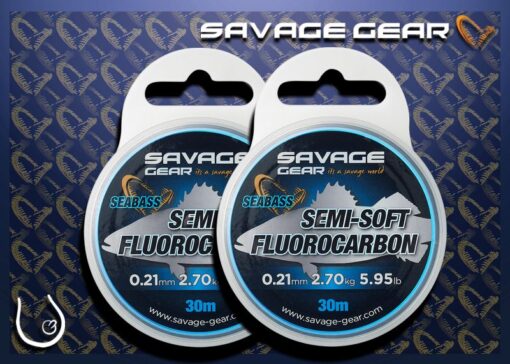 SAVAGE GEAR Semi-soft Fluorocarbon Seabass