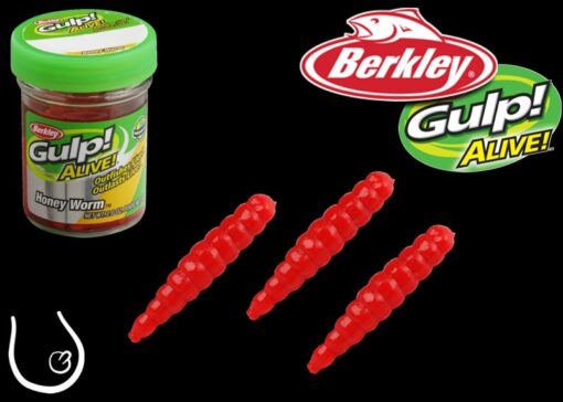 Gulp! Alive! Honey Worms Red nástraha v atraktanti od Berkley