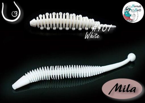 Mila #101 weißer Spinnköder von Boroda Baits