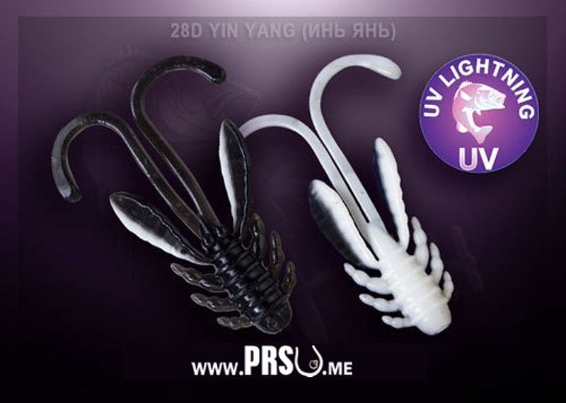 Crazy Fish ALLURE 1.6" barva 28D jin a jang