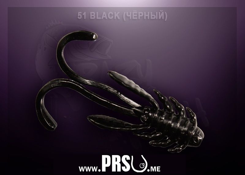 Crazy Fish ALLURE 1.6" barva 51 černá