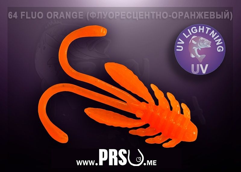 Crazy Fish ALLURE 1.6" barva 64 fluo oranžová