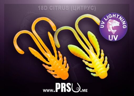 Crazy Fish ALLURE 1.1" barva 18D citrus