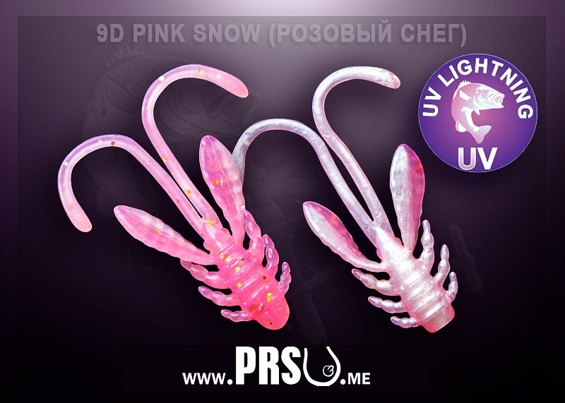 Crazy Fish ALLURE 1.1" barva 09D růžový sníh