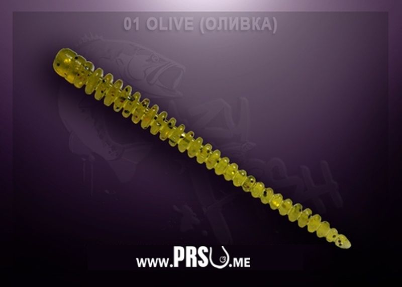 Crazy Fish CRUEL LEECH 2.2" barva 01 olivová