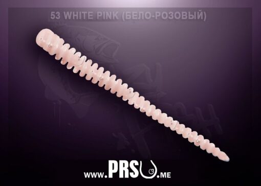 Crazy Fish CRUEL LEECH 2,2" Farbe 53 weiß rosa