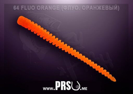 Crazy Fish CRUEL LEECH 2.2" barva 64 fluo oranžová