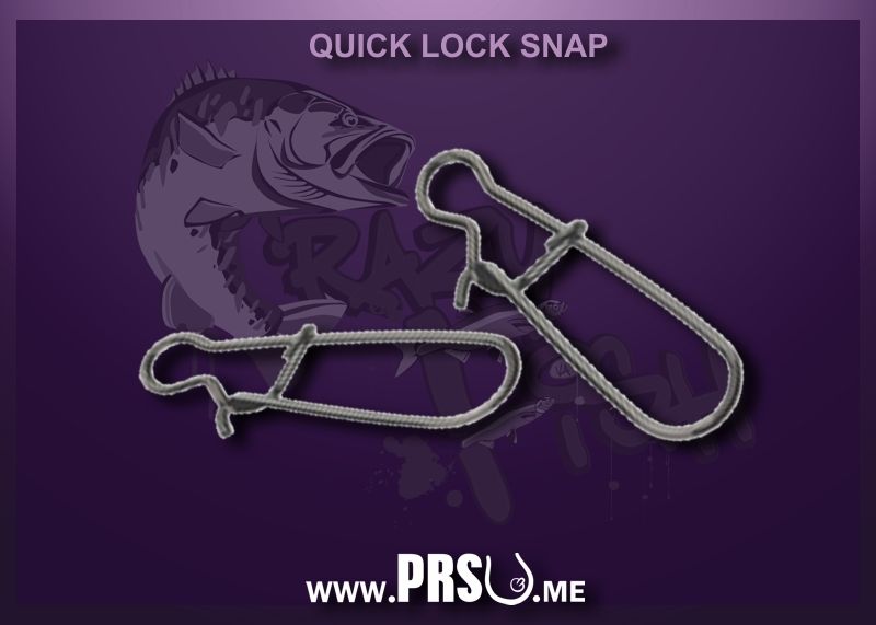 Rybářské karabinky QUICK LOCK SNAP od Crazy Fish