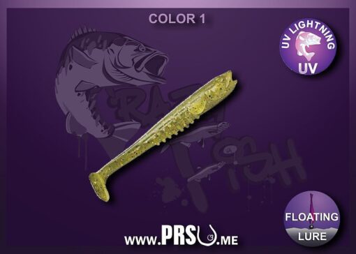 Crazy Fish NANO MINNOW 2.8" farba 001 olivová