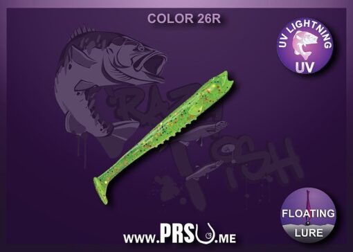 Crazy Fish NANO MINNOW 2.8" barva 022 hrozny