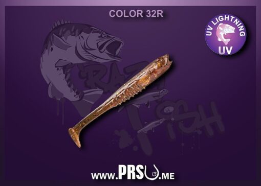 Crazy Fish NANO MINNOW 2.8" barva 032 černé pivo