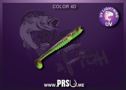 Crazy Fish NANO MINNOW 2.8" barva 004D žluté bahno