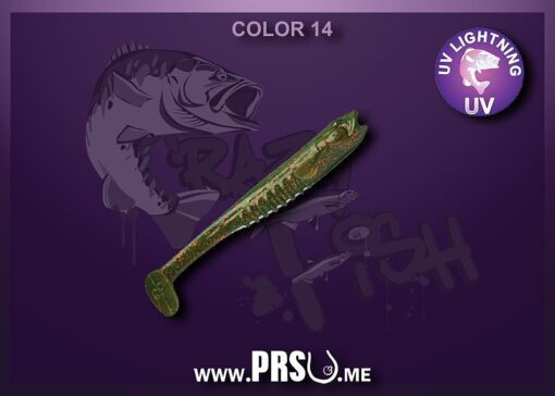 Crazy Fish NANO MINNOW 3.5" barva 014 motorový olej
