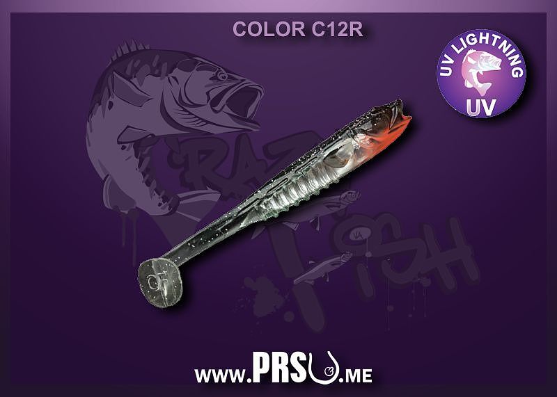 Crazy Fish NANO MINNOW 3.5" barva C12