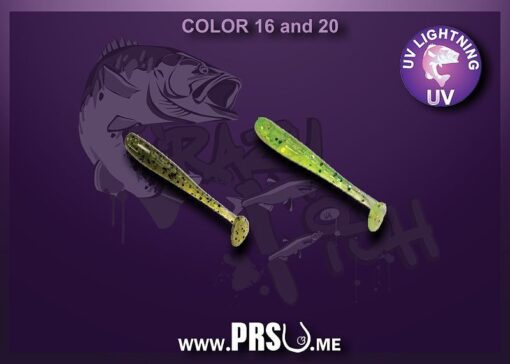 Crazy Fish NANO MINNOW 1.1" barva 16-20