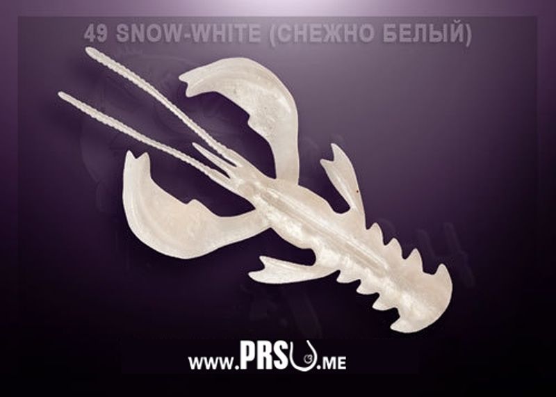 Crazy Fish NIMBLE 4" barva 49 perleťově bílá