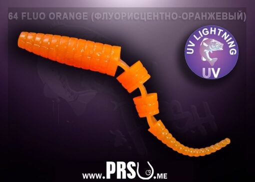 Crazy Fish POLARIS 3" barva 64 fluo oranžová