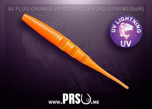 Crazy Fish POLARIS 4" barva 64 fluo oranžová