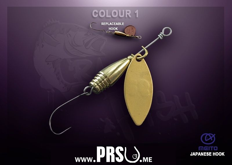 Rotační třpytka Slim Flicker deep runner 2,6g #1 od Crazy Fish