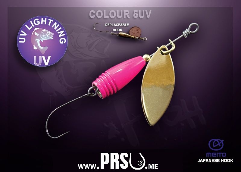 Rotační třpytka Slim Flicker deep runner 3,5g #5 od Crazy Fish