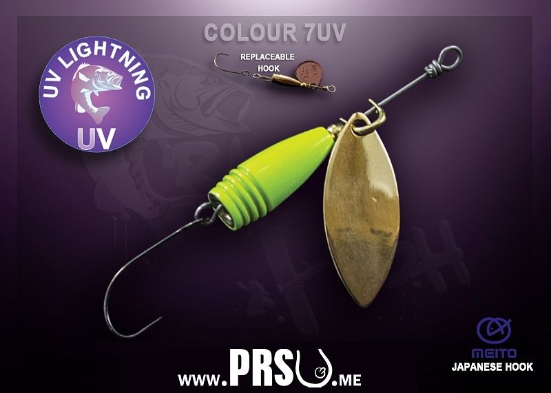 Rotační třpytka Slim Flicker deep runner 3,5g #7 od Crazy Fish