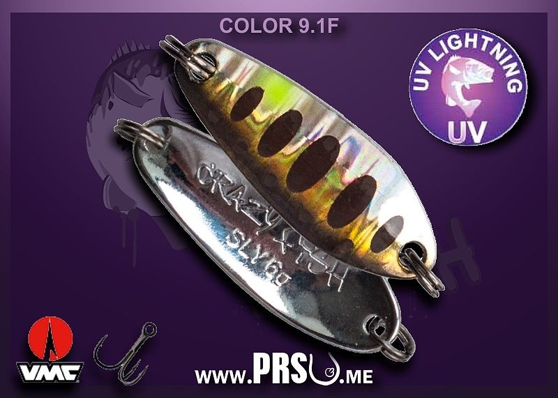 Plandavka Crazy Fish SLY 6.0g #009.1F