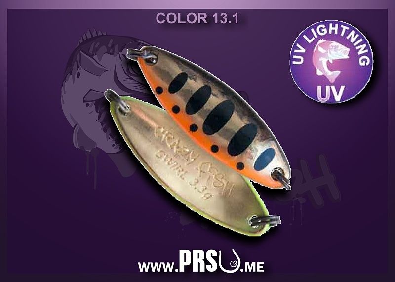 Plandavka Crazy Fish SWIRL 3.3g #013.1