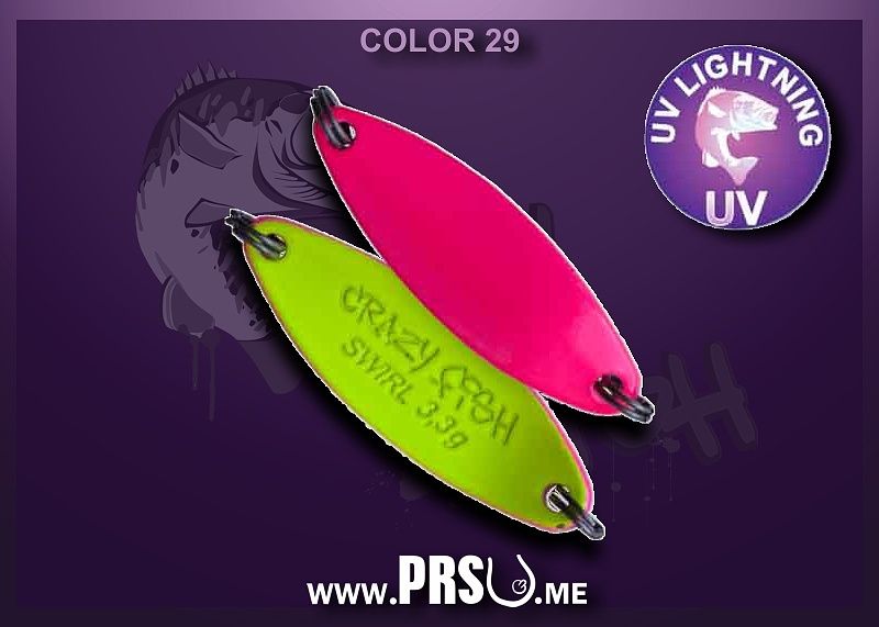 Plandavka Crazy Fish SWIRL 3.3g #029