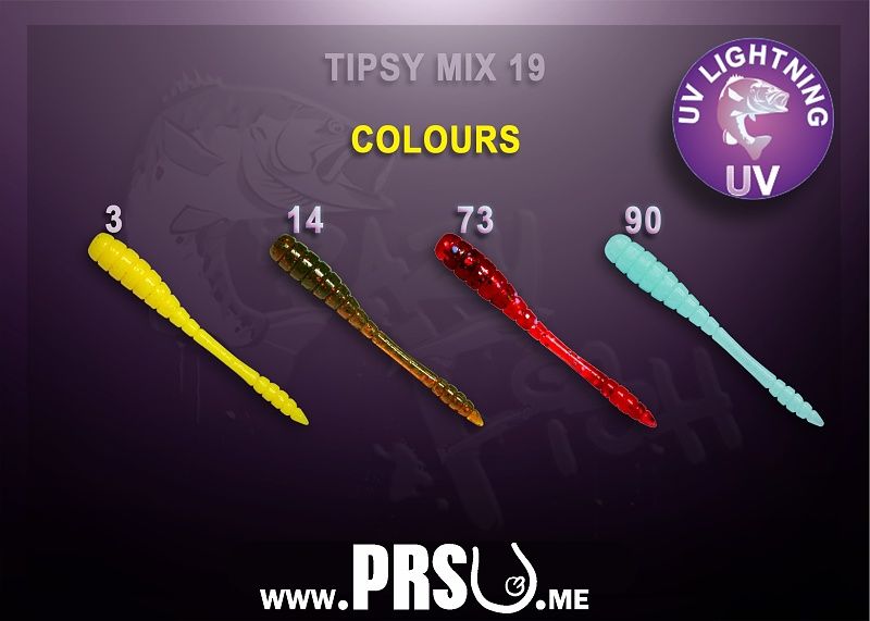 Crazy Fish TIPSY 2" barva Mix 19