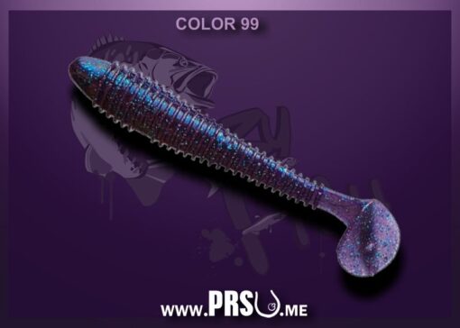 Crazy Fish VIBRO FAT 2.7" barva 99 Grape