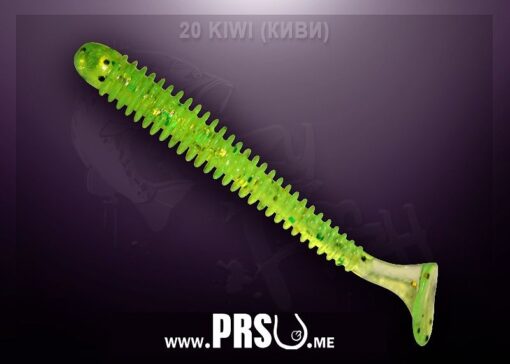 Crazy Fish VIBRO WORM 2" barva 20 kiwi