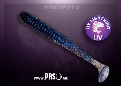 Crazy Fish VIBRO WORM 2" barva 29 kouř