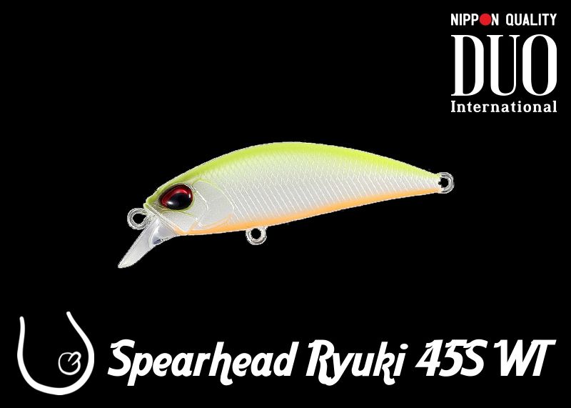 Wobler DUO Spearhead Ryuki 45S WT #ACC0170 Pearl Chart II 4g 45mm