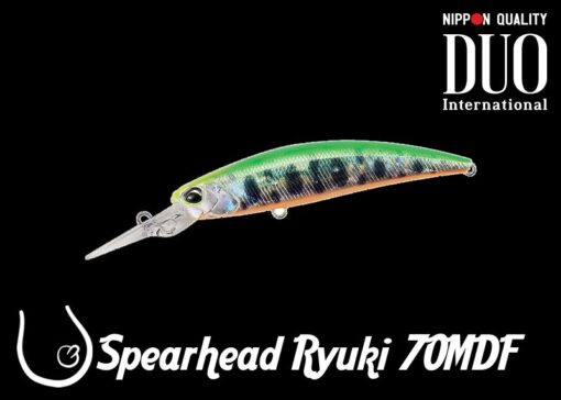 Wobler DUO Spearhead Ryuki 70MDF #ADA4140 Lime Yamame OB 5.4g 70mm