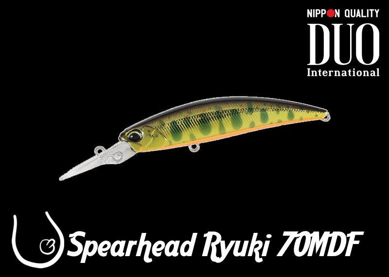 Wobler DUO Spearhead Ryuki 70MDF #MCC4084 Gold Yamame 5.4g 70mm