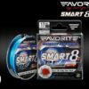 Favorite SMART 8X PE Sky Blue rybárska prívlačová šnúra