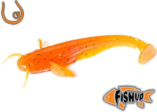 Dipovaná nástraha FishUp sumcek Catfish farba orange pumpkin/black 049