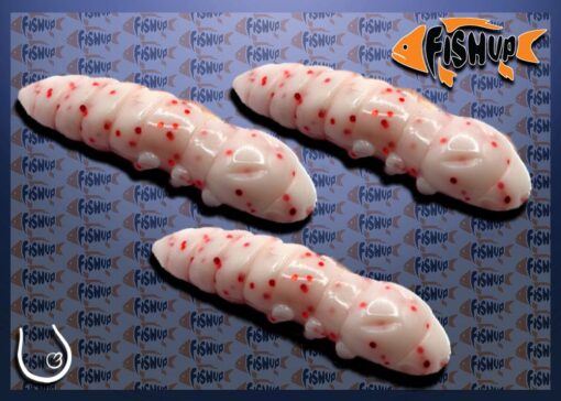 FishUp PUPA 1.2" #SLA03 white/red