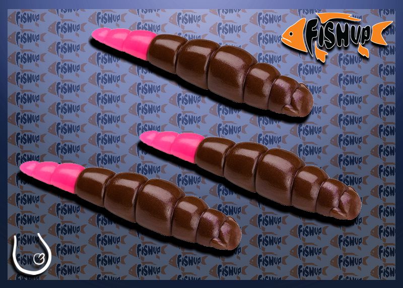 FishUp YOCHU 1.7" #139 earthworm/hot pink