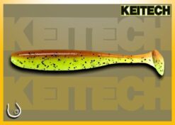 Keitech Easy Shiner 2" #CT14 Motoroil/Chartreuse