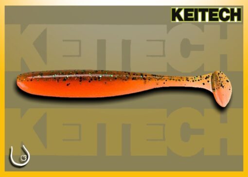 Keitech Easy Shiner 3" #CT15 Motoroil/Orange