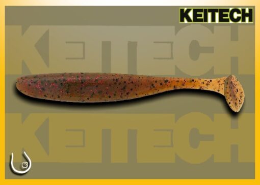 Keitech Easy Shiner 4" #CT17 Motoroil PP. Red