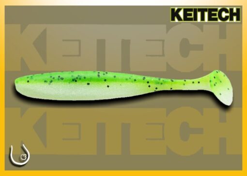 Keitech Easy Shiner 2" #CT30 Chartreuse Pepper Shad