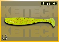 Keitech Easy Shiner 2" #PAL01 Chartreuse Red Flake