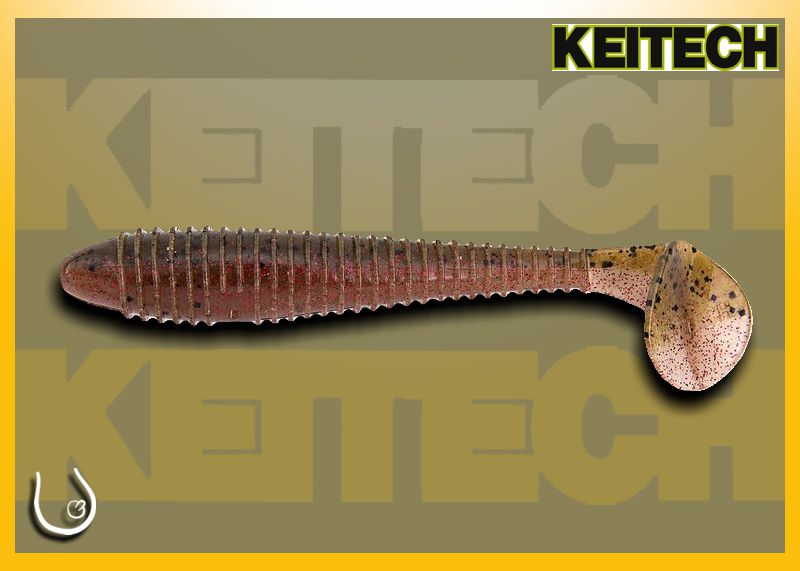 Keitech Swing Impact Fat 3.8" #404 Red Crawdad