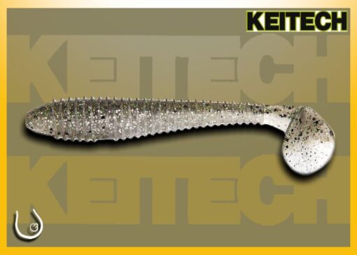 Keitech Swing Impact Fat 3.8" #416 Silver Flash Minnow