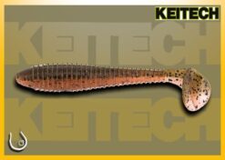 Keitech Swing Impact Fat 3.8" #438 Green Pumpkin Fire